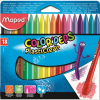 MAPED Color'Peps PlastiClean Zsírkréta - Színes (18 db) (862012)