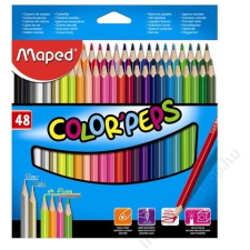 MAPED Color`Peps színes ceruza készlet, 48 különböző szín színes ceruza
