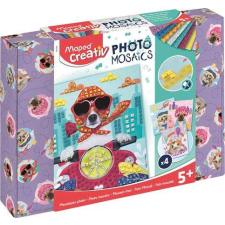 MAPED CREATIV Mozaikos képkészítő készlet, MAPED CREATIV, &quot;Cute Animals&quot;, aranyos állatok kreatív és készségfejlesztő