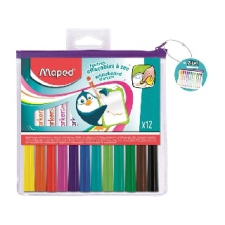 MAPED : Filctoll készlet, 1,5 mm, kimosható, fehértáblához 12 darab MAPED - Egyéb filctoll, marker
