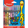  MAPED Filctoll készlet, 2,8 mm, kimosható, MAPED "Color'Peps Monster" 12 különböző szín