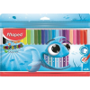 MAPED Filctoll készlet, 2 mm, kimosható, MAPED "Color`Peps Ocean", 24 különböző szín