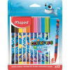 MAPED Filctoll készlet, 2 mm, kimosható, MAPED Color`Peps Ocean Life, 12 különböző szín (IMA845701)