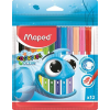 MAPED Filctoll készlet, 2 mm, kimosható, MAPED "Color'Peps Ocean", 12 különböző szín