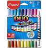 MAPED Filctoll készlet, mosható, MAPED "Color\´Peps Duo", 20 különböző szín