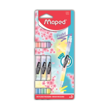 MAPED Fluo Peps Duo Szövegkiemelő készlet - Vegyes színek (3 db / csomag) filctoll, marker