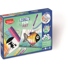 MAPED Fújós filctoll készlet, , "Blow pen Art", pop (IMAC846710) (IMAC846710) filctoll, marker
