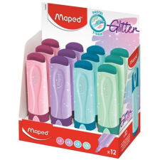 MAPED Glitter Fluo Peps Szövegkiemelő Display 1-5 mm vegyes pasztell színek filctoll, marker