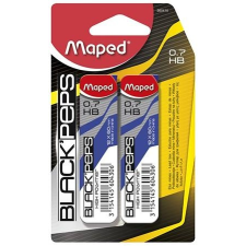 MAPED Grafitbél, 0,7 mm, HB, 12 szálas, "Black Peps" ceruza