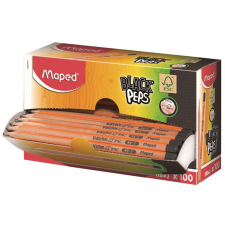 MAPED Grafitceruza display, hb, háromszögletű, maped "black peps" 850040fc ceruza