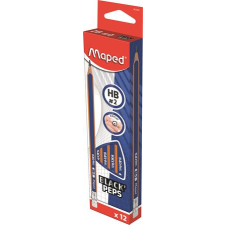 MAPED Grafitceruza radírral, hb, háromszögletű, maped "blackpeps navy" 851821 ceruza