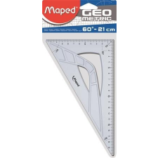 MAPED Háromszög vonalzó, műanyag, 60°, 21 cm, MAPED &quot;Geometric&quot; vonalzó