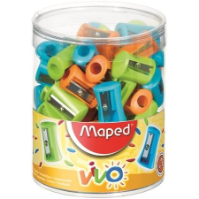 MAPED Hegyező display, egylyukú, MAPED "Vivo", vegyes színek hegyező