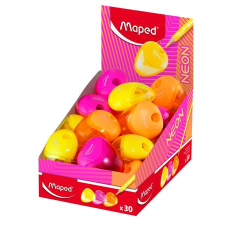 MAPED Hegyező display, egylyukú, tartályos, MAPED I-Gloo Neon , vegyes színek hegyező