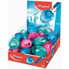 MAPED Hegyező display, kétlyukú, tartályos, MAPED "I-Gloo", vegyes színek hegyező