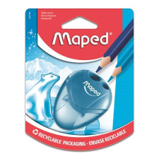 MAPED Hegyező, kétlyukú, tartályos, MAPED &quot;I-Gloo&quot;, vegyes színek hegyező