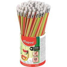MAPED Írástanuló grafitceruza radírral, ceruzatartó, HB, háromszögletű, "Kidy Learn", 72 darab (IMA853602) (IMA853602) ceruza