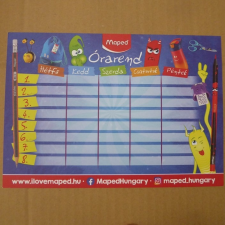 MAPED Maped kétoldalas nagy órarend (21x15 cm) órarend