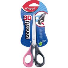 MAPED Olló, általános, 16 cm, MAPED "Sensoft 3D", vegyes színek olló