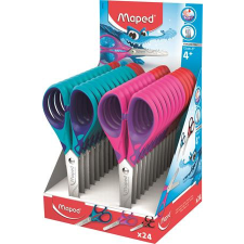 MAPED Olló display, iskolai, 13 cm, MAPED "Essentials Soft" olló