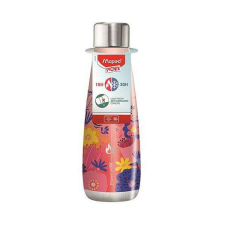 MAPED Picnik duplafalú fém kulacs, termosz 500ml - színes virágos kulacs, kulacstartó