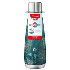 MAPED Picnik duplafalú fém kulacs, termosz 500ml - Trópusi kulacs, kulacstartó