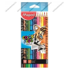 MAPED "Color'Peps Animal" háromszögletű színesceruza készlet, 12 szín