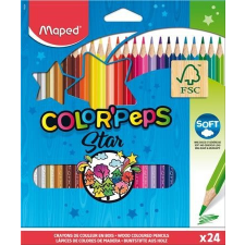 MAPED &quot;Color&#039;Peps&quot; háromszögletű színesceruza készlet, 24 szín színes ceruza