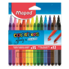 MAPED Színes ceruza és filctoll készlet, MAPED "Color'Peps INFINITY", 15+12 különböző szín