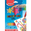 MAPED Színes ceruza készlet, háromszögletű, MAPED "Color`Peps", 36 különböző szín