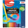 MAPED Színes ceruza készlet, háromszögletű, MAPED "Color'Peps INFINITY", 12 különböző szín