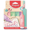 MAPED Szövegkiemelő, 1-5 mm, MAPED "Fluo Peps Flex Pastel", pasztell szín,  vegyes készletek