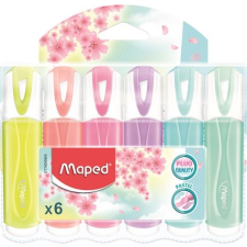 MAPED Szövegkiemelő készlet, 1-5 mm, "Fluo Peps Quality", 6 különböző pasztell szín filctoll, marker