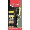 MAPED Szövegkiemelő készlet, 1-5 mm, kétvégű, MAPED "Fluo Peps Duo", vegyes színek