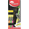 MAPED Szövegkiemelő készlet, 1-5 mm, kétvégű, MAPED "Fluo Peps Duo", vegyes színek
