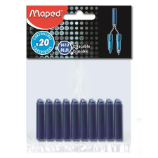 MAPED Töltőtoll patron / Kék (20 db/csomag) (221910) toll