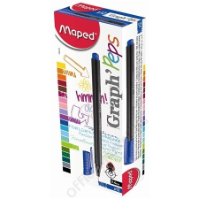 MAPED Tűfilc, 0,4 mm, MAPED Graph`Peps, sötétkék (IMA749120) filctoll, marker