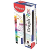 MAPED Tűfilc, 0,4 mm, MAPED "Graph'Peps", sötétkék