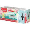 MAPED Tűzőgép, 24/6, 26/6, 25 lap, MAPED "Universal Metal Half-Strip Pastel", pasztell türkiz