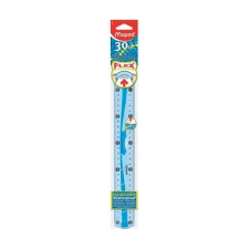 MAPED Vonalzó, műanyag, hajlítható, 30 cm, leszorítóval, MAPED "Flex" vonalzó