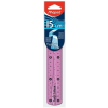 MAPED Vonalzó, műanyag, törhetetlen, 15 cm, MAPED "Twist`n Flex"