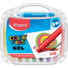 MAPED Zsírkréta, kitekerhető, MAPED &quot;Color&#039;Peps GEL&quot;, 10 különböző szín kréta