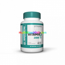 Marathontime D3-vitamin 2000 IU/NE, 60 db lágyzselatin kapszula - Marathontime vitamin és táplálékkiegészítő