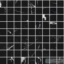 Marazzi Allmarble Elegant Black Mosaico 30x30 cm-es padlólap M45Y járólap