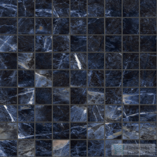 Marazzi Allmarble Sodalite Blu Mosaico Lux 30x30 cm-es padlólap M9MV járólap