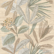Marazzi Mystone Travertino Classico Panello Botanico 120x120 cm-es fali csempe M9P5 csempe