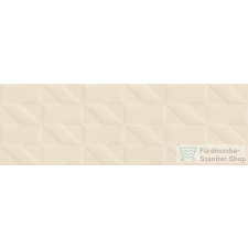 Marazzi Outfit Ivory Struttura Tetris 3D 25x76 cm-es fali csempe M12E csempe