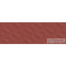 Marazzi Outfit Red Struttura Tetris 3D 25x76 cm-es fali csempe M12C csempe