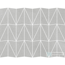 Marazzi SLOW COLD Cromo Mosaico Triangolo 29x39 cm-es padlólap, MPEZ járólap