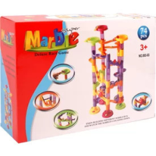 Marble 74 darabos műanyag golyópálya barkácsolás, építés